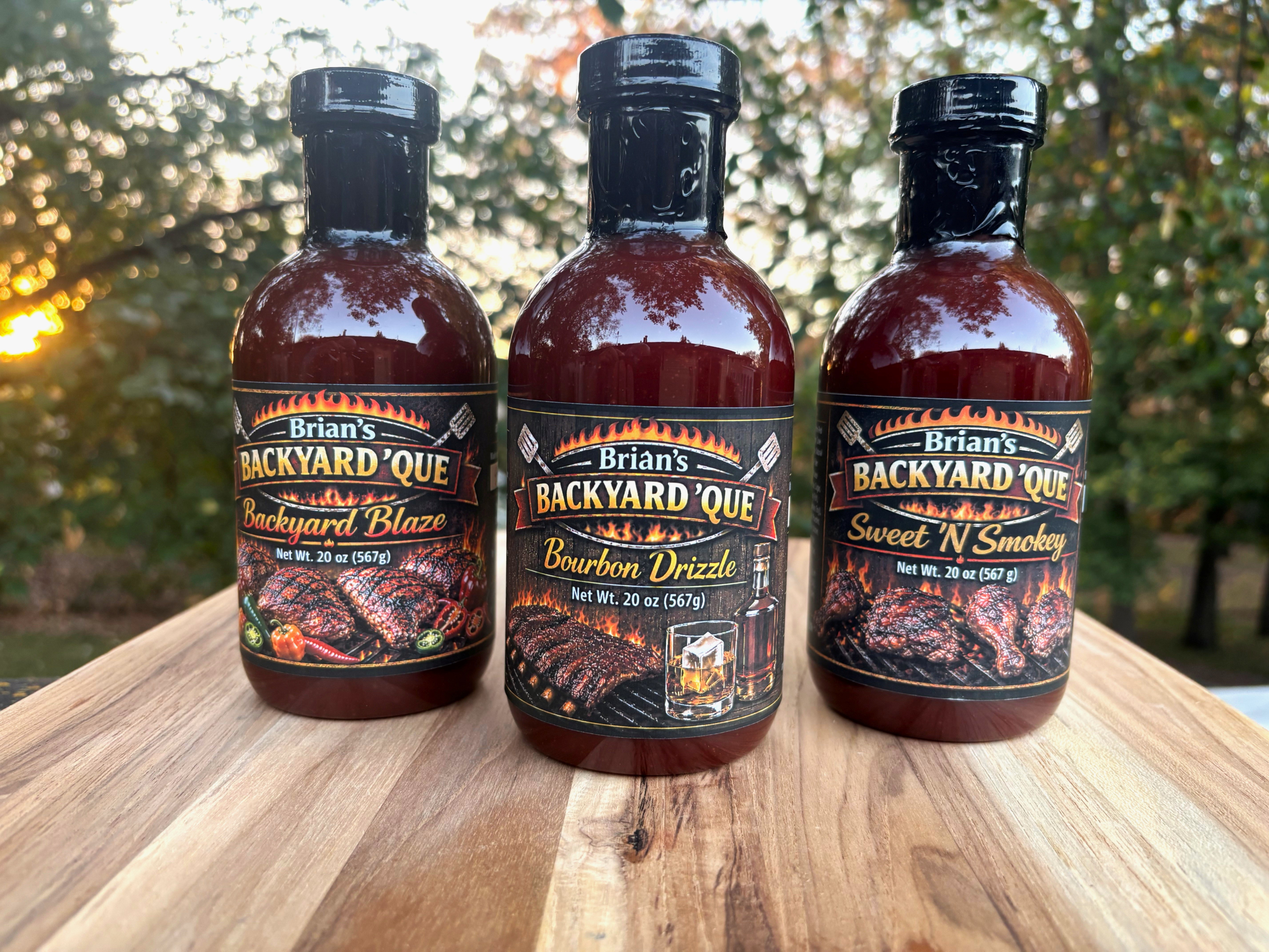 Brian's Backyard 'Que Signature Sauces